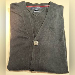 Tommy Hilfiger black cardigan small unisex